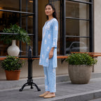 Gayaabi Saanjh Chikankari Co-ord Set