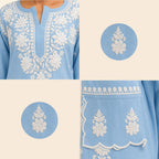 Gayaabi Saanjh Chikankari Co-ord Set