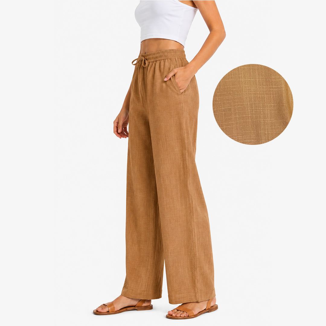 Gayaabi Linen Women Trousers