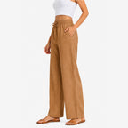 Gayaabi Linen Women Trousers