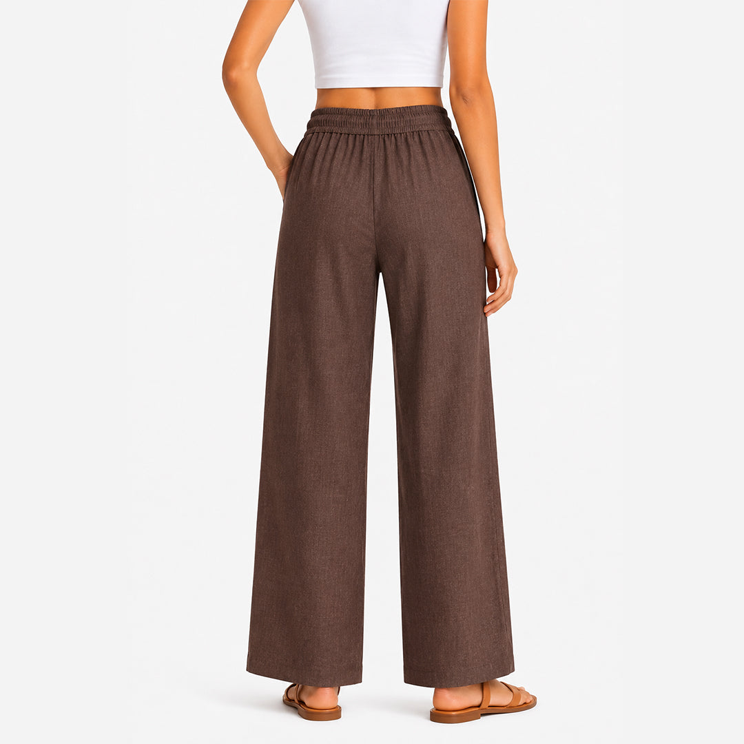 Gayaabi Linen Women Trousers