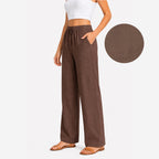 Gayaabi Linen Women Trousers