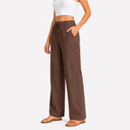 Gayaabi Linen Women Trousers