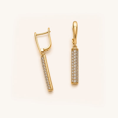 Gayaabi Glimmers Drop Bar Earrings