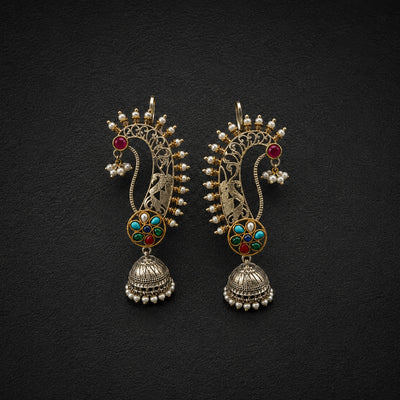 Gayaabi Morika Timeless Oxidised Earrings