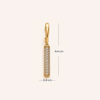Gayaabi Glimmers Drop Bar Earrings