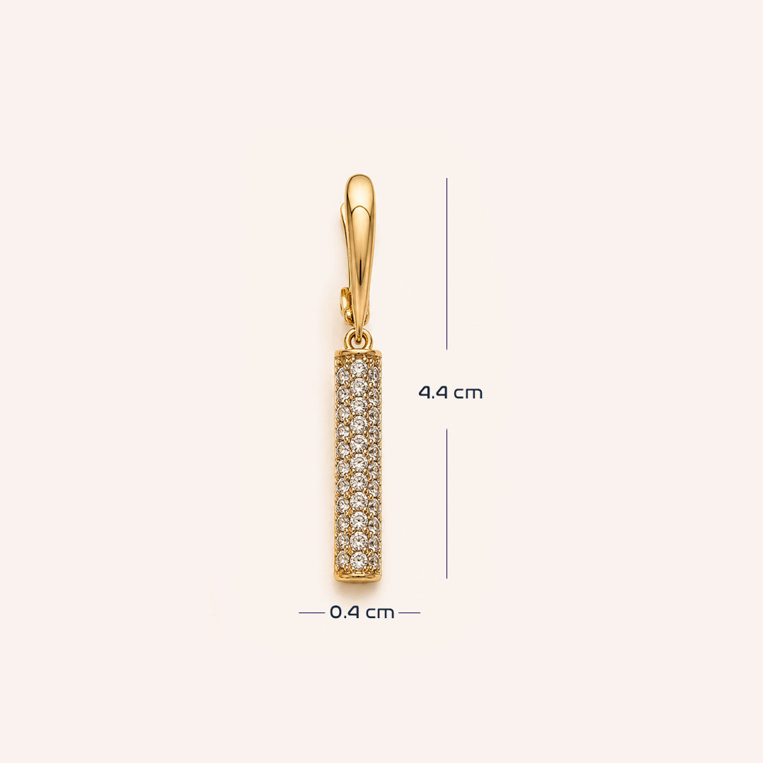 Gayaabi Glimmers Drop Bar Earrings