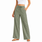 Gayaabi Linen Women Trousers