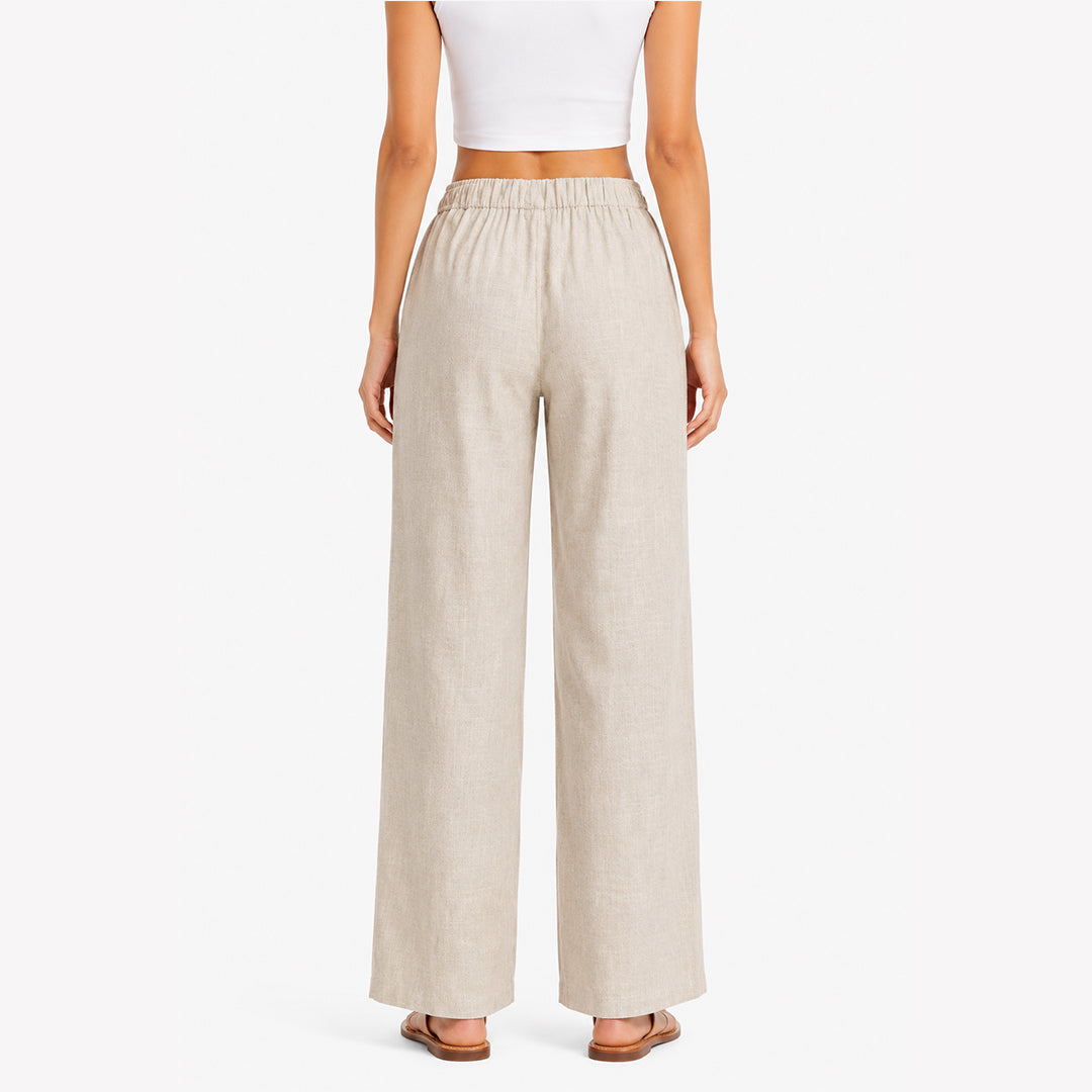 Gayaabi Linen Women Trousers