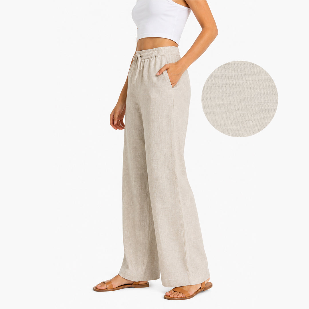 Gayaabi Linen Women Trousers