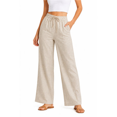 Gayaabi Linen Women Trousers