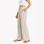 Gayaabi Linen Women Trousers