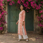 Gayaabi Abeer Chikankari Silk Kurta