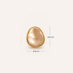 Gayaabi Pebble Stud Earrings