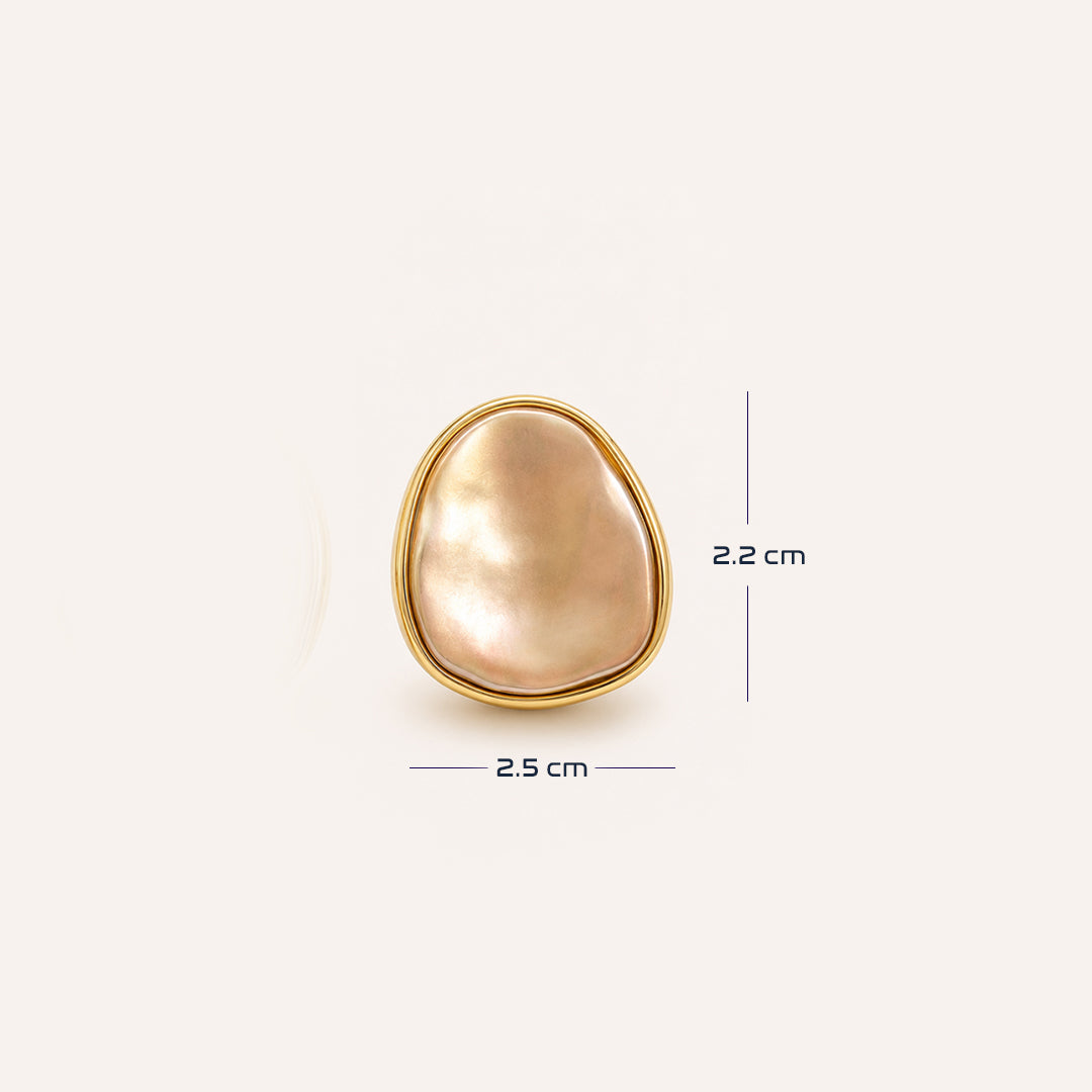 Gayaabi Pebble Stud Earrings
