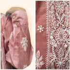 Gayaabi Gulrez Chikankari Mul Chanderi Co-ord Set