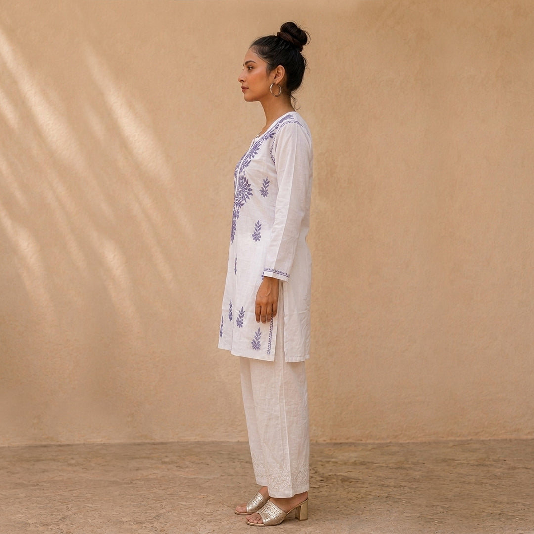 Gayaabi Gulnaar Cotton Chikankari Kurta